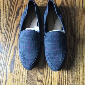 Lucky Brand new, never worn, plaid loafers size 9